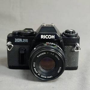 ▲　1/17　282978　RICOH　XR500AUTO　RIKENON P 1:2　50ｍｍ　一眼レフ　フィルムカメラ　リコー　現状品