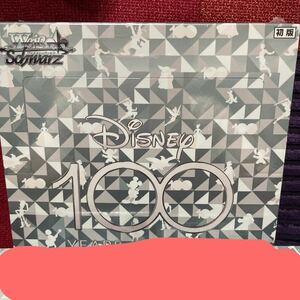 ヴァイス　シュヴァルツ Disney 100 Wei Schwarz Disney100 BOX 箱 1 box ディズニー シュリンク付き　初版　新品未開封　2 カード