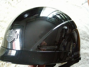 ハーレー純正　ヘルメット　ＸＬ　黒艶　チタンクロームカラー　光沢ブラック　希少品