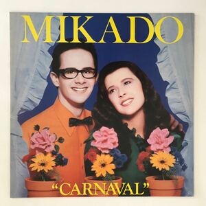 見本盤12inch single,45 RPM/ Mikado[Carnaval/La Fille Du Soleil]Non-Standard 12NS1004,JP,1985/盤は新品同様。歌詞カード付