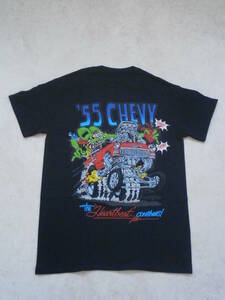 ★RatFinkラットフィンク 正規品　Tシャツ　世田谷ベース　シボレー！CHEVY！BOMB！KUSTOM！LOWRIDER！HOTROD！JDM!ムーンアイズ！アメ車！