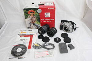 【返品保証】キャノン Canon EOS Kiss Digital X EF 55-200mm F4.5-5.6 II 18-55mm F3.5-5.6 II 元箱付き 付属品多数 デジタル一眼 v6610