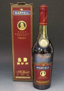 [ZEROnet]★未開栓保管品 MARTELL マーテル VSOP MEDAILLON メダイヨン 赤ラベル コニャック 700ml 40％ 箱付き 古酒 お酒★R69-3