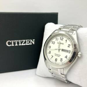 【T】CITIZEN　シチズン　レグノ　REGUNO　GN-4-S　J800-R006185　腕時計　稼働　ソーラー　SOLAR-TECH　中古　現状品　3針【1571】