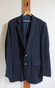 VINTAGE USA古着★Oleg Cassini/オレグカッシーニ◎ジャケット ネイビーブレザー 金ボタン MADE IN USA アメリカ製 希少サイズ トール