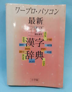 ワープロ・パソコン最新漢字辞典　小学館　1994年初版