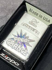 zippo ジャグラー シェル 2面刻印 特殊加工 希少モデル 2023年製 GO GO CHANCE JUGGLER ケース 保証書付き 