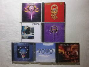 『Toto CD7枚セット』(国内盤中心,Toto,Ⅳ,Fahrenheit,The Seventh One,Past To Present,Love Songs,Drag Him To The Roof,USロック,AOR)