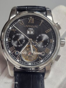 CARNIVAL　カーニバル 8759G メンズ 機械式 アナログ腕時計 　中古 稼働品