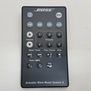 ＊極美品＊【 Acoustic Wave Music SystemⅡリモコン 】BOSE ボーズ acoustic wave music systemⅡリモコン 