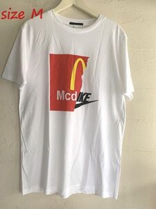 新品★最大値下げ BLACK SCORE　ブラックスコア　パロディプリント 半袖Tシャツ「Mcdike」 サイズM　参考価格10,450