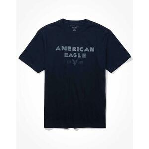 * ラスト２ * 正規品 アメリカンイーグル Tシャツ AE Super Soft Graphic T-Shirt XXL / Navy *