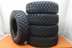 バリ山 Firestone DESTINATION M/T2 LT 255/75R17 111/108 2023年製 5本 ファイアストーン MT2 ホワイトレター マッド 4WD SUV 中古