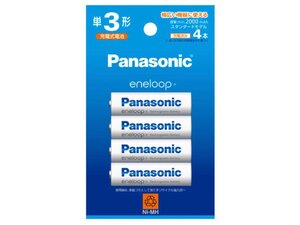 ★新品未開封★Panasonic充電式エネループ 単3形 4本パック(スタンダードモデル2000 mAh) クリックポスト送料無料【BK-3MCDK/4H】eneloop