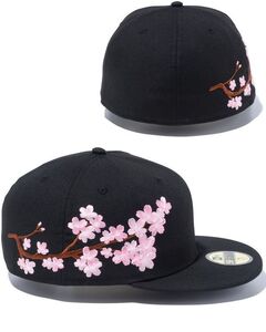 ニューエラ　59FIFTY　sakura 桜　サクラ　刺繍　NEWERA　新品　8　63.5cm