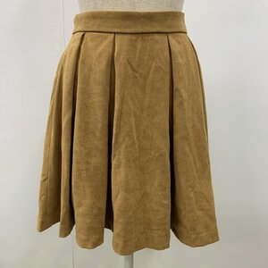 INGNI M イング スカート ひざ丈スカート ギャザースカート 無地 Skirt Medium Skirt キャメル / キャメル / 10032152