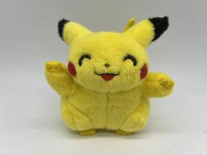 初期 TOMMY ピカチュウ ぬいぐるみ バンザイ にっこり 全長約14cm 初代 当時物 ポケモン ポケットモンスター トミー