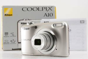 動作品 単三電池使用 ニコン Nikon COOLPIX A10 クールピクス コンパクトデジタルカメラ 箱 取説付 管N8215