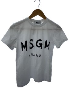 MSGM◆Tシャツ/XS/コットン/WHT/2541MDM60