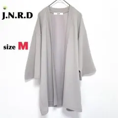 ジュンレッド J.N.R.D カーディガン ボタンレス メンズ M ベージュ系