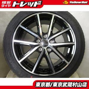 タイヤ新品 スポルトクローネ 17*7J+48 114.3 5H + ウィンラン R330 215/50R17 武蔵村山 ノアヴォクシーアクセラビアンテレヴォーグギャラ