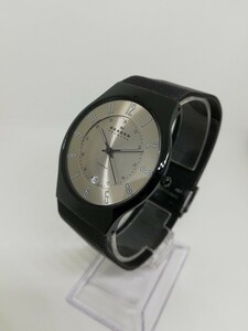 【稼働品】SKAGEN スカーゲン J233XLTMBM メンズクォーツ腕時計