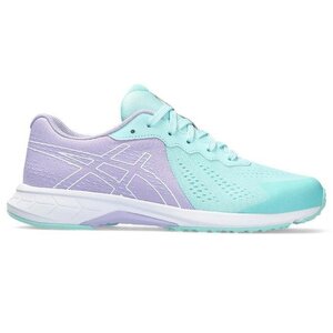 セール 23.5cm asics ヒモ式 アシックス レーザービーム RI 1154A171 402 サックス 子供 キッズ 女の子 スニーカー 通学 上履き