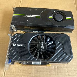 (W-28）GeForce GTX 750Ti 2GB GTX680-2GD5 2個セット　ジャンク