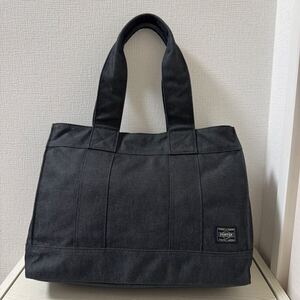 【値下げ】【新品同様】PORTER ポーター スモーキー SMOKY トートバッグ （M）592-07630 ブラック　黒　ハンドバッグ