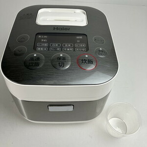 FUZ 【中古品】 Haier JJ-M31D マイコンジャー炊飯器 3合炊き　 〈098-240412-SA-2-FUZ〉