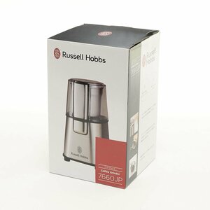 ▽518876 未使用品 Russell Hobbs ラッセルホブス コーヒーグラインダー 7660JP メーカー保証付き