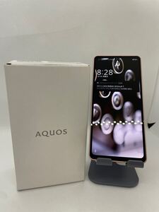 【超美品】AQUOS Sense6s ライトカッパー SH-M19s SIMフリー端末 土日祝24時間以内匿名発送 バッテリー良品 白ロム 付属品有り　SHARP