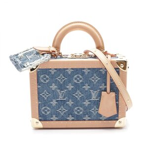 ルイ・ヴィトン プティット ヴァリーズ ブランドオフ LOUIS VUITTON ハンドバッグ モノグラム・デニム 中古 レディース