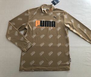 送料無料◆新品◆プーマ ゴルフ AOP 長袖 モックネックシャツ◆(L)◆539369-03◆PUMA GOLF