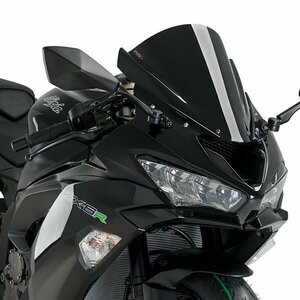 在庫あり Puig 3177N スクリーン Kawasaki ZX-6R 636 (09-23) ZX-10R (08-10)[ブラック] プーチ レーシング タイプ