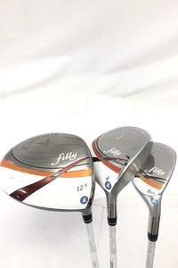 東京)◇Callaway キャロウェイ filly 2013 ドライバー 12.5　4W ユーティリティ6H レディース 3本