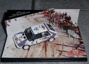 SMC015 1/43 ランチア デルタ HF 4WD モナコ 1987 マルティニ 6号 ビアシオン MARTINI LANCIA DELTA SKID モンテカルロ