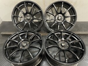 YOKOHAMA ADVAN RS2 アドバン 17インチ 4本 7J4HPCD100+47 ブラック ロードスター フィット等　(MHB344MYR)