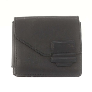 3.1 フィリップリム 3.1 phillip lim Fold Tab Wallet レザー ウォレット 財布 二つ折り 黒 ブラック /YO メンズ