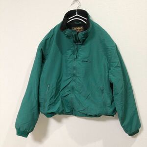 ◇ エディーバウアー Eddie Bauer フリース ライナー ナイロン シェル ジャケット Lサイズ グリーン系 USA製 80年代 ビンテージ