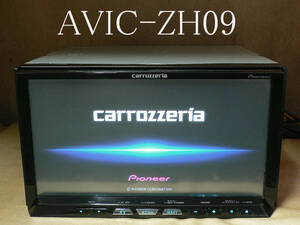 ★★★carrozzeria 最終2022年更新/地デジ/SD/Bluetooth/DVD/CD AVIC-ZH09 動作保証 即決は送料無料！★