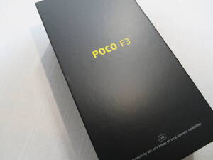 【動作OK】POCO/Xiaomi スマートフォン「POCO F3」グローバル版/SIMフリー 8GB/256GB ナイトブラック M2012K11AG（美品/画面焼き付きあり）