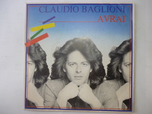 Claudio Baglioni クラウディオ・バリオーニ Avrai イタリア盤シングル　LP未収名曲　1982年　カンツォーネ　サンレモ　