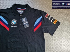 【正規品★本物】 新品 BMW MOTORRAD WORLD SBK モトラッド オフィシャル ポロシャツ サイズUK-L（日本のXL）Mスポーツ