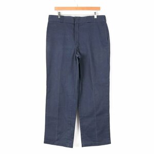 ディッキーズ ワークパンツ ペインターパンツ ワンポイントロゴ オリジナルフィット 874 メンズ 36×30サイズ ネイビー Dickies