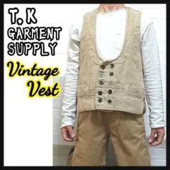 【傑作】TK GARMENT SUPPLY/ベスト/ジレ/ロガーベスト/木こり