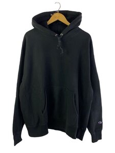 Champion◆00s/目無し/ブラック/パーカー/XXL/コットン/BLK//