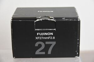 レンズ箱 FUJIFILM 富士フィルム FUJINON 27mm F2.8 箱のみ Z8