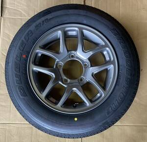 新車外し ジムニー XC 純正ホイールタイヤ1本 JB64 ④ 175/80R16 令和6年4月納車 エンケイ製 JA11 JB23 JA12 JA22 8-30