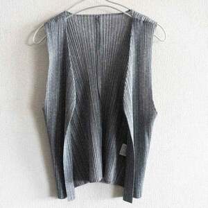 【極美品】 PLEATS PLEASE【プリーツ ベスト】 プリーツプリーズ ISSEY MIYAKE u2410023